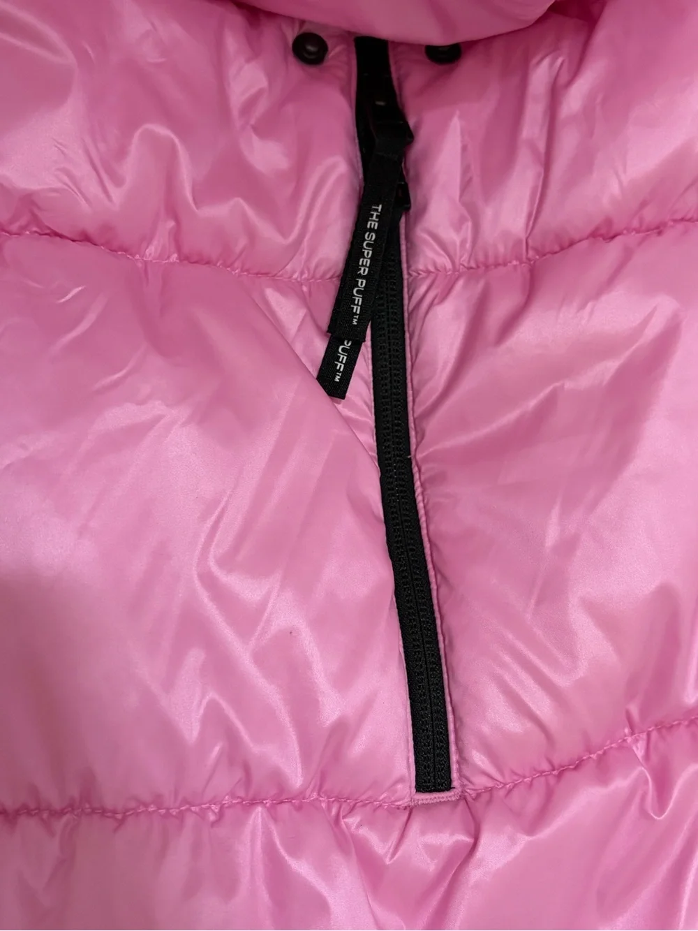 Aritzia Ruff Puff Pink Dog Puffer Jacket Size XL NWT